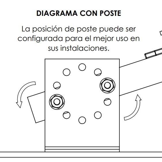 cerca inclinada