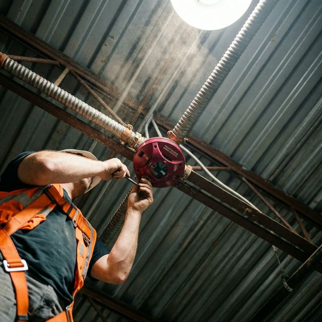 Deteccion Humo Beam Laser Fuego Industrial