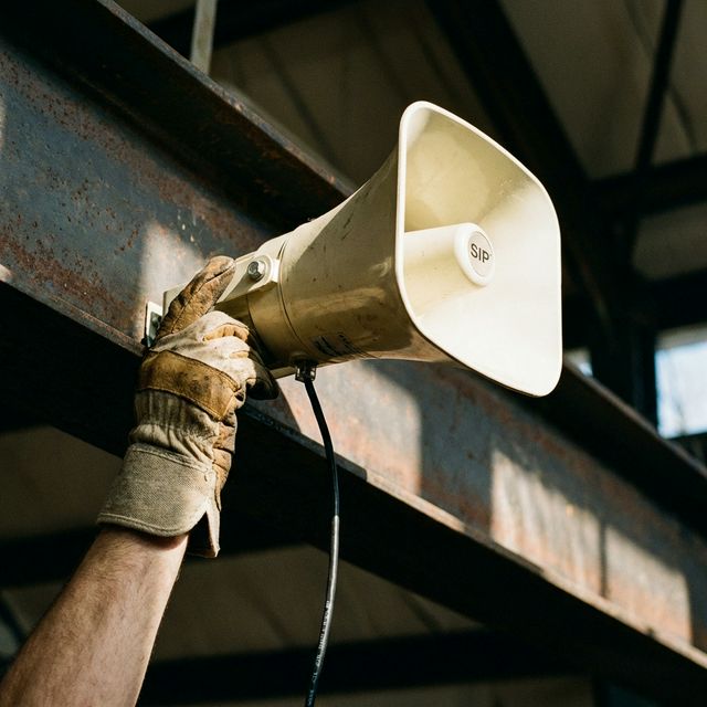 Altavoces SIP Megafonía en Red