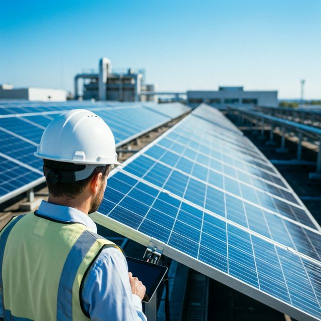 Sistemas de Energía Solar Industrial y Respaldo UPS
